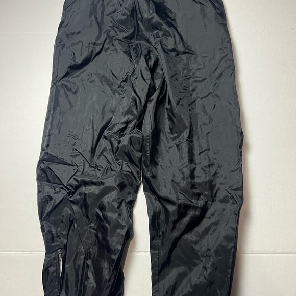 Vtg Pittsburgh Steelers Lined Nylon NFL Game Day By Phenom Pants Zipper Ankles M - Picture 3 of 4